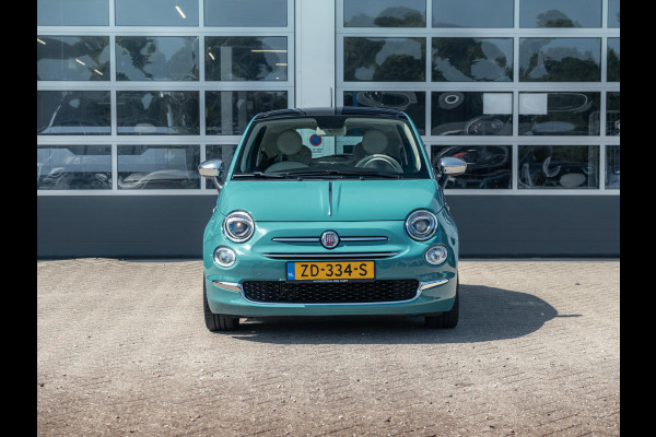 Fiat 500 TwinAir Turbo Anniversario | Airco | Cruise | PDC | Apple Carplay | Chrome Pack | Verde Riviera