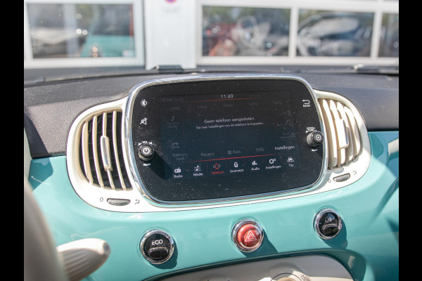 Fiat 500 TwinAir Turbo Anniversario | Airco | Cruise | PDC | Apple Carplay | Chrome Pack | Verde Riviera