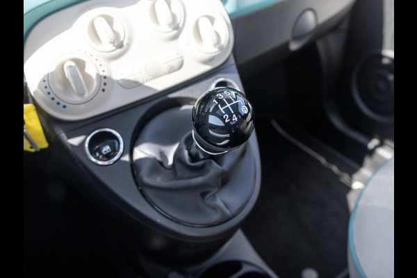 Fiat 500 TwinAir Turbo Anniversario | Airco | Cruise | PDC | Apple Carplay | Chrome Pack | Verde Riviera