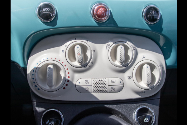 Fiat 500 TwinAir Turbo Anniversario | Airco | Cruise | PDC | Apple Carplay | Chrome Pack | Verde Riviera