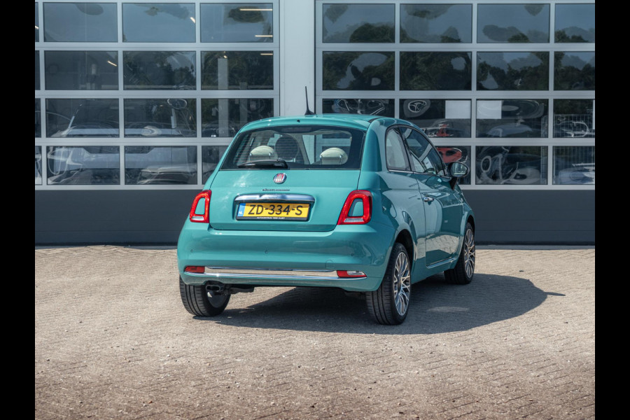 Fiat 500 TwinAir Turbo Anniversario | Airco | Cruise | PDC | Apple Carplay | Chrome Pack | Verde Riviera