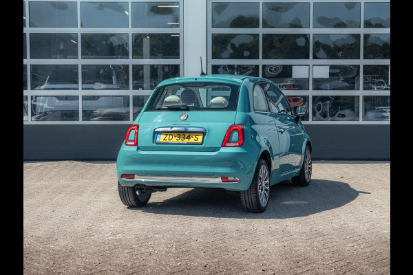 Fiat 500 TwinAir Turbo Anniversario | Airco | Cruise | PDC | Apple Carplay | Chrome Pack | Verde Riviera