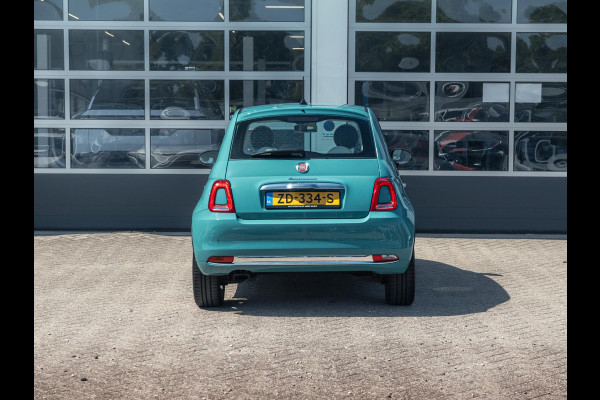 Fiat 500 TwinAir Turbo Anniversario | Airco | Cruise | PDC | Apple Carplay | Chrome Pack | Verde Riviera