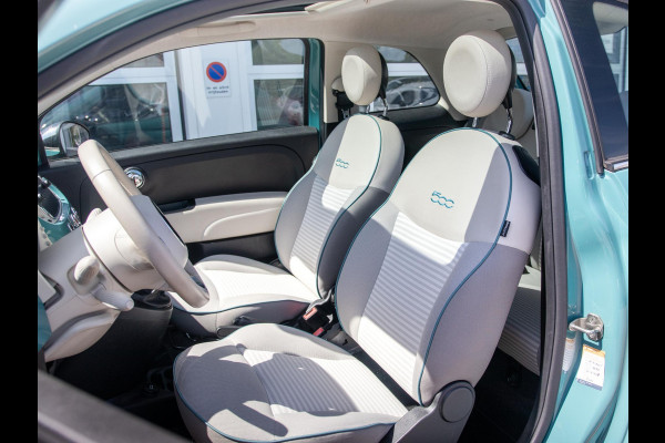 Fiat 500 TwinAir Turbo Anniversario | Airco | Cruise | PDC | Apple Carplay | Chrome Pack | Verde Riviera