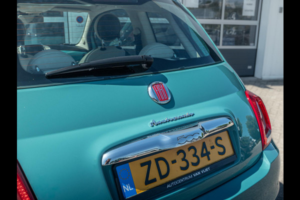 Fiat 500 TwinAir Turbo Anniversario | Airco | Cruise | PDC | Apple Carplay | Chrome Pack | Verde Riviera