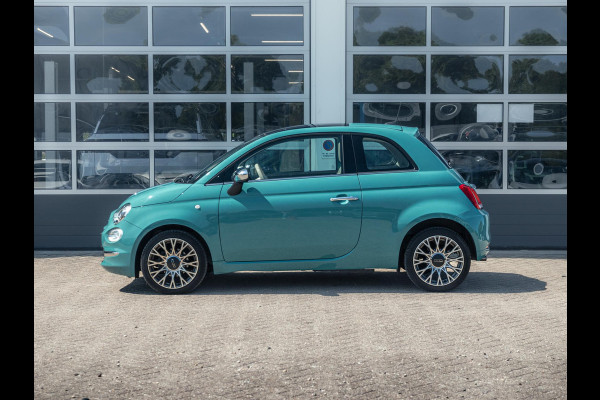 Fiat 500 TwinAir Turbo Anniversario | Airco | Cruise | PDC | Apple Carplay | Chrome Pack | Verde Riviera