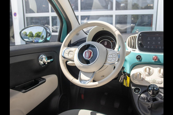 Fiat 500 TwinAir Turbo Anniversario | Airco | Cruise | PDC | Apple Carplay | Chrome Pack | Verde Riviera