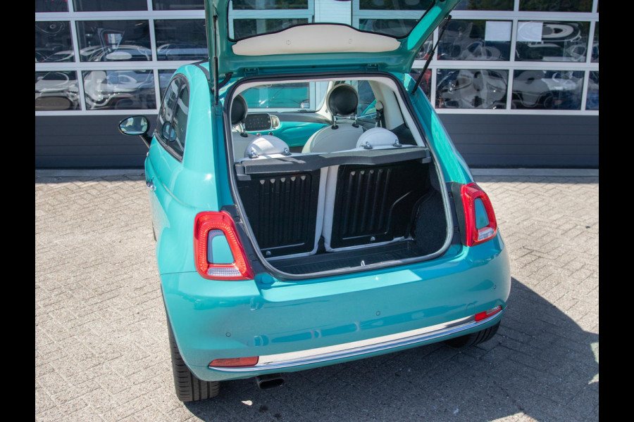Fiat 500 TwinAir Turbo Anniversario | Airco | Cruise | PDC | Apple Carplay | Chrome Pack | Verde Riviera