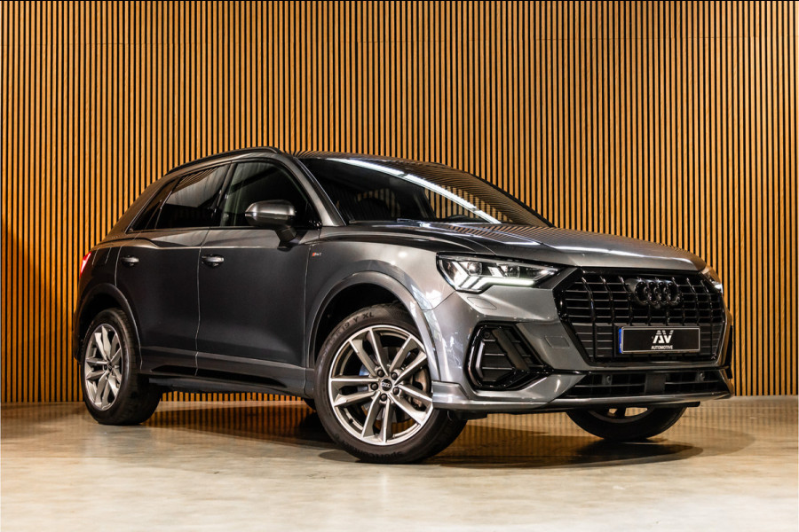 Audi Q3 45 TFSI e 245 PK S edition | 360 Camera | ACC | S-Line | Magnetic Ride | Matrix verlichting | CarPlay | Navigatie | Trekhaak | Inc 21% BTW | Black Style | Stuur- en stoelverwarming | Nieuwe APK | Garantie | Dealer onderhouden