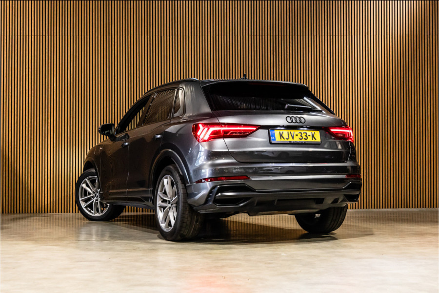 Audi Q3 45 TFSI e 245 PK S edition | 360 Camera | ACC | S-Line | Magnetic Ride | Matrix verlichting | CarPlay | Navigatie | Trekhaak | Inc 21% BTW | Black Style | Stuur- en stoelverwarming | Nieuwe APK | Garantie | Dealer onderhouden