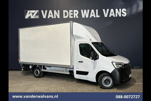 Renault Master 2.3 dCi 146pk Bakwagen 222cm Hoog Laadklep Euro6 Airco | Camera | Navigatie | LED Cruisecontrol, Bijrijdersbank