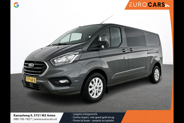 Ford Transit Custom 300 2.0 TDCI L2H1 Limited Dubbele Cabine Automaat Navigatie Airco 2 Schuifdeuren Trekhaak Parkeersensoren Carplay DAB