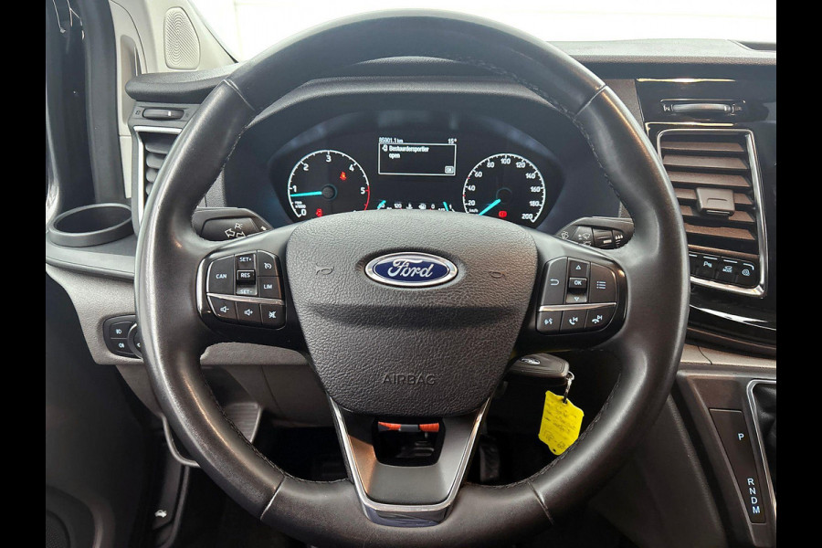 Ford Transit Custom 300 2.0 TDCI L2H1 Limited Dubbele Cabine Automaat Navigatie Airco 2 Schuifdeuren Trekhaak Parkeersensoren Carplay DAB