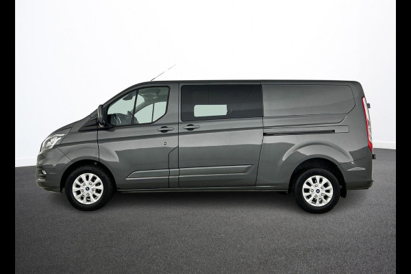 Ford Transit Custom 300 2.0 TDCI L2H1 Limited Dubbele Cabine Automaat Navigatie Airco 2 Schuifdeuren Trekhaak Parkeersensoren Carplay DAB