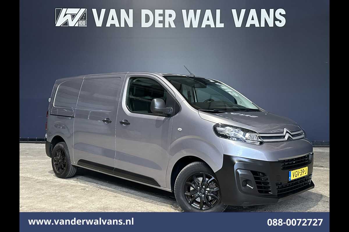 Citroën Jumpy 2.0 BlueHDI 123pk L2H1 Euro6 Airco | Camera | Navigatie | Apple Carplay | Cruisecontrol | LM Velgen Android Auto, 2500kg Trekhaak, Parkeersensoren, Bijrijdersbank