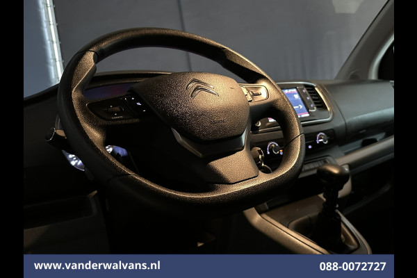 Citroën Jumpy 2.0 BlueHDI 123pk L2H1 Euro6 Airco | Camera | Navigatie | Apple Carplay | Cruisecontrol | LM Velgen Android Auto, 2500kg Trekhaak, Parkeersensoren, Bijrijdersbank