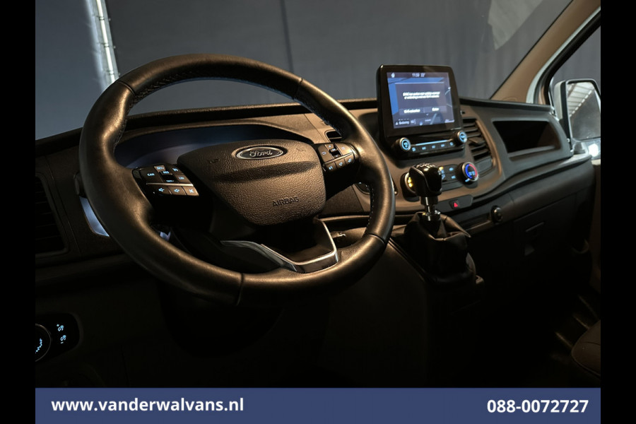 Ford Transit Custom 2.0 TDCI L1H1 Euro6 Airco | Camera | Navigatie | LED | Cruisecontrol | Android Auto 2350kg Trekhaak, Parkeersensoren, Sidebars, Bijrijdersbank