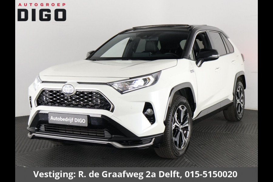 Toyota RAV4 2.5 Plug-in Hybrid AWD Bi-Tone Plus | 1500 KG trekgewicht | JBL Audio | Stoelverwarming & ventilatie | Memory Seats | Schuif-/Kanteldak | Navigatie