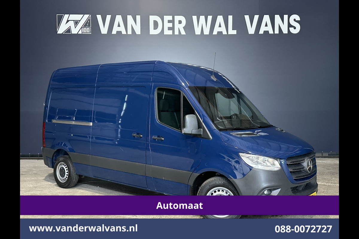 Mercedes-Benz Sprinter 214 CDI 143pk 9G-Tronic Automaat L2H2 Euro6 Airco | Camera | Navigatie | Apple Carplay | Chauffeursstoel Adaptieve Cruisecontrol, Android Auto, Stoelverwarming, Verwarmde Voorruit, 270 Graden Achterdeuren, Bijrijdersbank