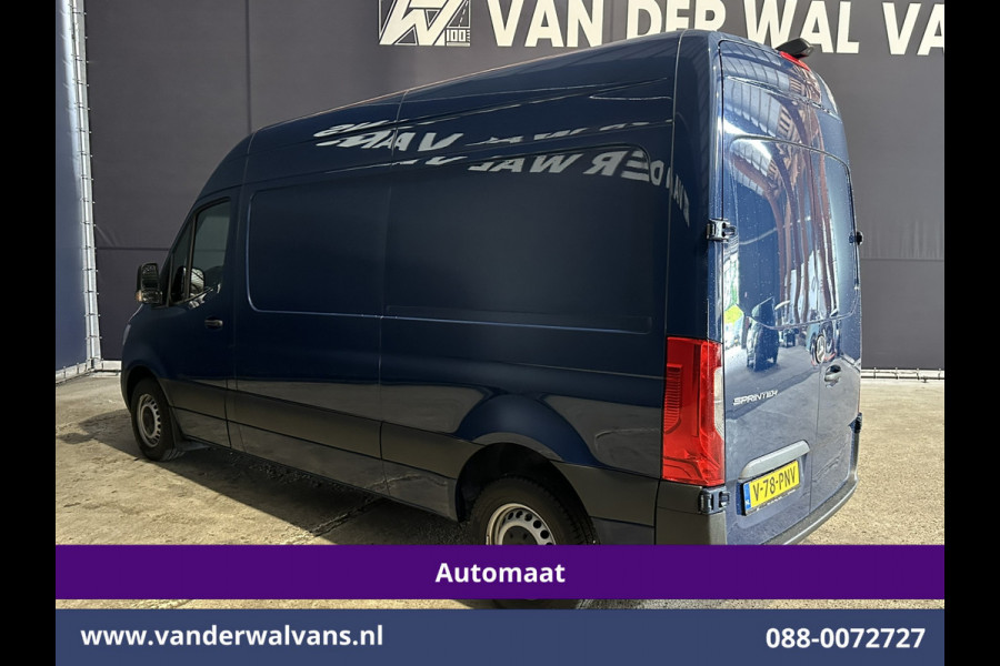 Mercedes-Benz Sprinter 214 CDI 143pk 9G-Tronic Automaat L2H2 Euro6 Airco | Camera | Navigatie | Apple Carplay | Chauffeursstoel Adaptieve Cruisecontrol, Android Auto, Stoelverwarming, Verwarmde Voorruit, 270 Graden Achterdeuren, Bijrijdersbank