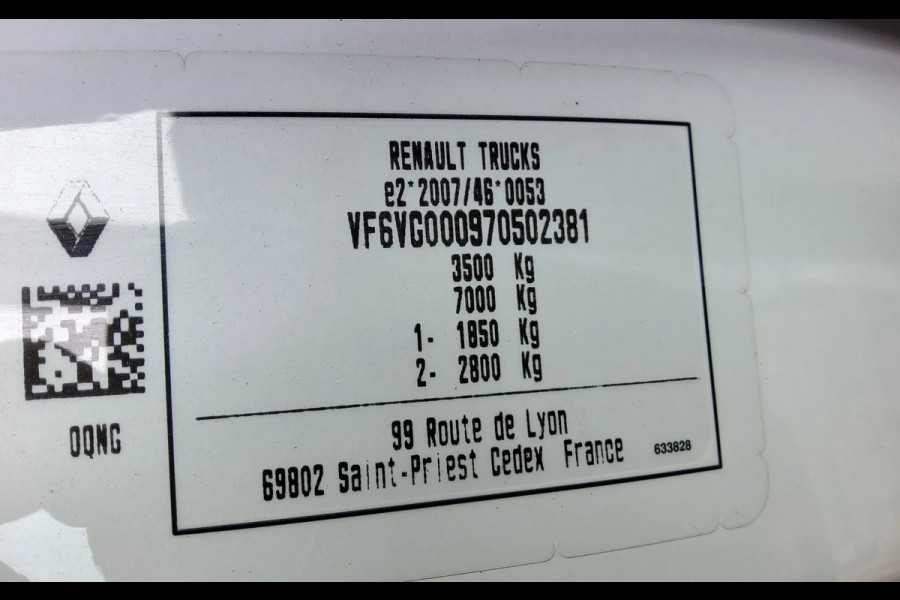 Renault Master 165.35 - VTV-98-F & OT-79-TP - BE COMBI 3500 PLUS - LAADVERMOGEN +/- 2720 KG. - EURO 6