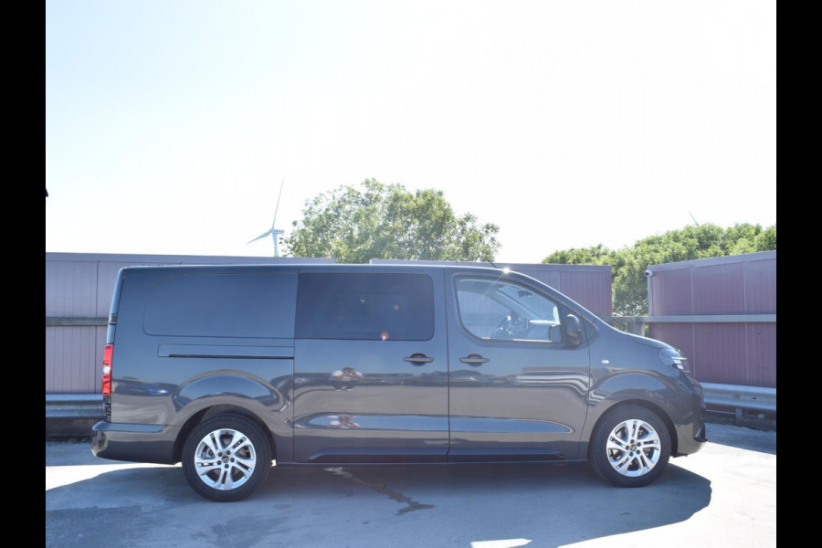 Opel Vivaro Electric 75 kWh Dubbele Cabine | tot 8 jaar garantie | 2x schuifdeur | Dynamic Comfort NAV Pakket | Comfort Pakket |  Exterieur pakket | Winterpakket | Betimmering | LM velgen | Rijklaarprijs
