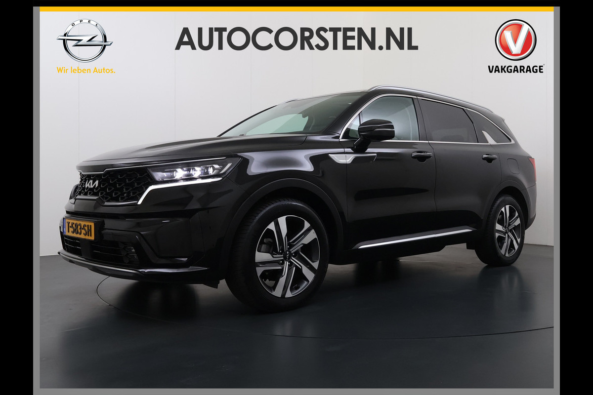 Kia Sorento 1.6T-GDI 265PK 4WD Plugin Hybrid DynamicPlusLine 7-Persoons Panoramadak Leder Trekhaak Adap.Cruise Bose® Stoel+Stuur+Achterbankv Apple Carplay Android Auto DAB Lmv Privacy Glas Led Elek.Stoelen Elek.Achterklep Fabrieksgarantie tot 24-8-2030/150.000KM 1e Eigenaar Dealeronderhouden 1.500KG Trekgewicht Origineel Nederlandse Auto