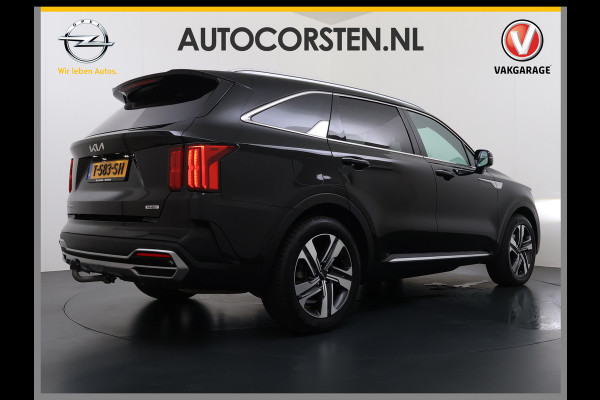 Kia Sorento 1.6T-GDI 265PK 4WD Plugin Hybrid DynamicPlusLine 7-Persoons Panoramadak Leder Trekhaak Adap.Cruise Bose® Stoel+Stuur+Achterbankv Apple Carplay Android Auto DAB Lmv Privacy Glas Led Elek.Stoelen Elek.Achterklep Fabrieksgarantie tot 24-8-2030/150.000KM 1e Eigenaar Dealeronderhouden 1.500KG Trekgewicht Origineel Nederlandse Auto