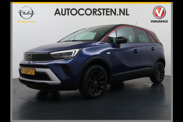 Opel Crossland 1.2 Turbo GS Line Navi 360°Camera Trekhaak AGR-Comfort Stoel Android Auto Apple Carplay Cruise Control Airco Pdc Stoel+Stuur+Voorruitverwarming Led Lmv 16" Pivacy Glas Isofix DAB 1e Eigenaar Dealeronderhouden Origineel Nederlandse Auto
