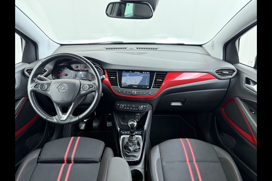 Opel Crossland 1.2 Turbo GS Line Navi 360°Camera Trekhaak AGR-Comfort Stoel Android Auto Apple Carplay Cruise Control Airco Pdc Stoel+Stuur+Voorruitverwarming Led Lmv 16" Pivacy Glas Isofix DAB 1e Eigenaar Dealeronderhouden Origineel Nederlandse Auto