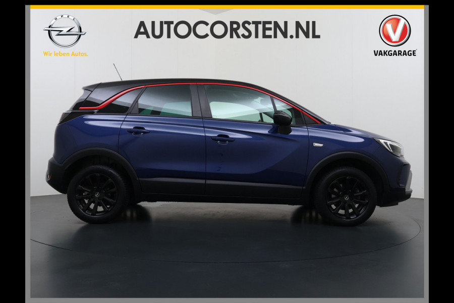 Opel Crossland 1.2 Turbo GS Line Navi 360°Camera Trekhaak AGR-Comfort Stoel Android Auto Apple Carplay Cruise Control Airco Pdc Stoel+Stuur+Voorruitverwarming Led Lmv 16" Pivacy Glas Isofix DAB 1e Eigenaar Dealeronderhouden Origineel Nederlandse Auto