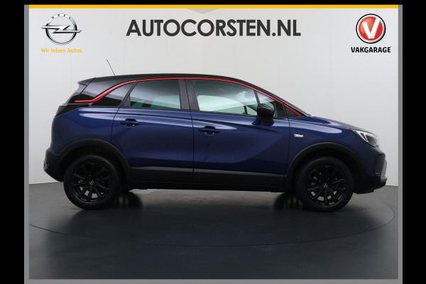 Opel Crossland 1.2 Turbo GS Line Navi 360°Camera Trekhaak AGR-Comfort Stoel Android Auto Apple Carplay Cruise Control Airco Pdc Stoel+Stuur+Voorruitverwarming Led Lmv 16" Pivacy Glas Isofix DAB 1e Eigenaar Dealeronderhouden Origineel Nederlandse Auto