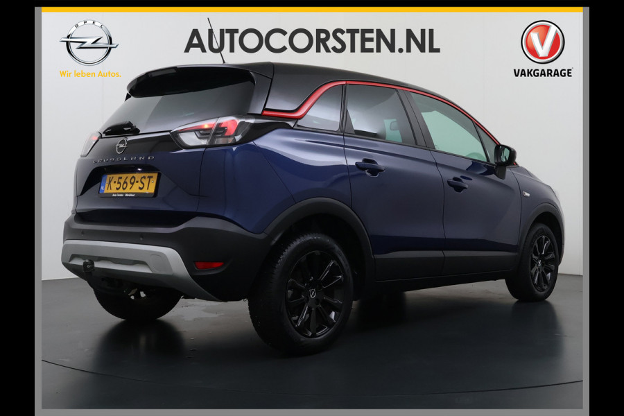Opel Crossland 1.2 Turbo GS Line Navi 360°Camera Trekhaak AGR-Comfort Stoel Android Auto Apple Carplay Cruise Control Airco Pdc Stoel+Stuur+Voorruitverwarming Led Lmv 16" Pivacy Glas Isofix DAB 1e Eigenaar Dealeronderhouden Origineel Nederlandse Auto