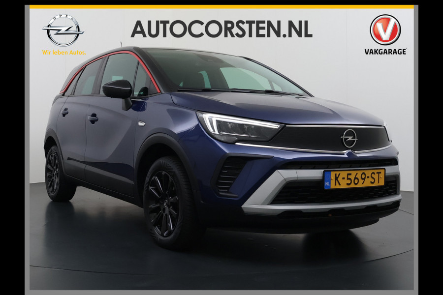 Opel Crossland 1.2 Turbo GS Line Navi 360°Camera Trekhaak AGR-Comfort Stoel Android Auto Apple Carplay Cruise Control Airco Pdc Stoel+Stuur+Voorruitverwarming Led Lmv 16" Pivacy Glas Isofix DAB 1e Eigenaar Dealeronderhouden Origineel Nederlandse Auto