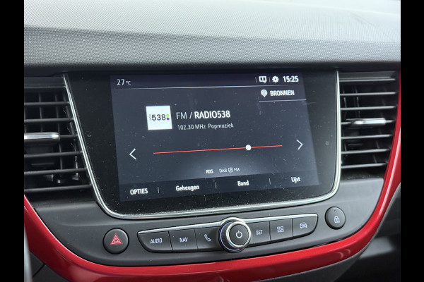 Opel Crossland 1.2 Turbo GS Line Navi 360°Camera Trekhaak AGR-Comfort Stoel Android Auto Apple Carplay Cruise Control Airco Pdc Stoel+Stuur+Voorruitverwarming Led Lmv 16" Pivacy Glas Isofix DAB 1e Eigenaar Dealeronderhouden Origineel Nederlandse Auto