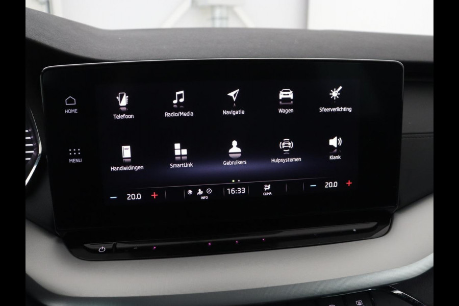 Škoda Octavia 1.0 e-TSI Sport | Trekhaak | Carplay | Sfeerverlichting | Navigatie | Parkeerhulp | Climate control | Sportstoelen | Cruise control | 17'' | Bluetooth | Keyless start