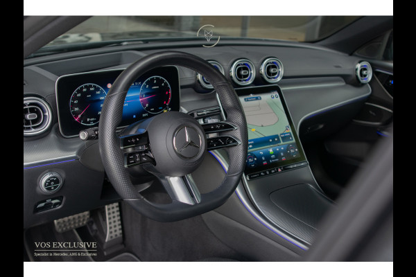 Mercedes-Benz C-Klasse Estate 300 d AMG Night|ACC|Keyless|360°|Stoelkoeling|Pano|Standkachel|Sfeerverlichting|19"|LED|Trekhaak