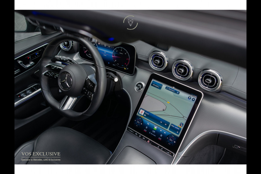 Mercedes-Benz C-Klasse Estate 300 d AMG Night|ACC|Keyless|360°|Stoelkoeling|Pano|Standkachel|Sfeerverlichting|19"|LED|Trekhaak