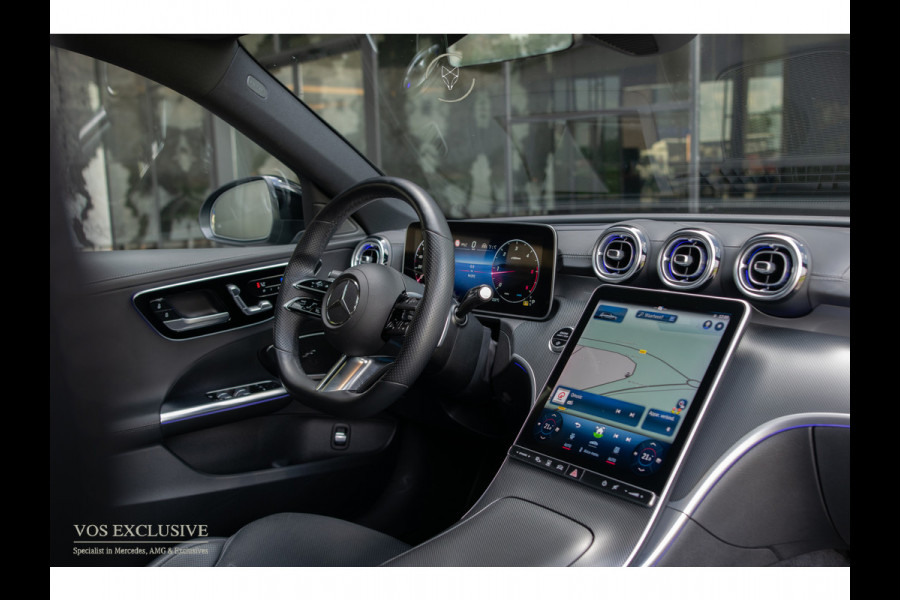Mercedes-Benz C-Klasse Estate 300 d AMG Night|ACC|Keyless|360°|Stoelkoeling|Pano|Standkachel|Sfeerverlichting|19"|LED|Trekhaak