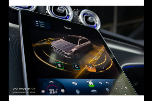 Mercedes-Benz C-Klasse Estate 300 d AMG Night|ACC|Keyless|360°|Stoelkoeling|Pano|Standkachel|Sfeerverlichting|19"|LED|Trekhaak