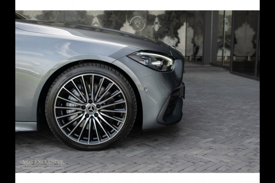 Mercedes-Benz C-Klasse Estate 300 d AMG Night|ACC|Keyless|360°|Stoelkoeling|Pano|Standkachel|Sfeerverlichting|19"|LED|Trekhaak