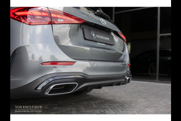 Mercedes-Benz C-Klasse Estate 300 d AMG Night|ACC|Keyless|360°|Stoelkoeling|Pano|Standkachel|Sfeerverlichting|19"|LED|Trekhaak