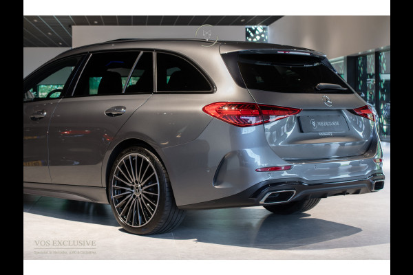 Mercedes-Benz C-Klasse Estate 300 d AMG Night|ACC|Keyless|360°|Stoelkoeling|Pano|Standkachel|Sfeerverlichting|19"|LED|Trekhaak