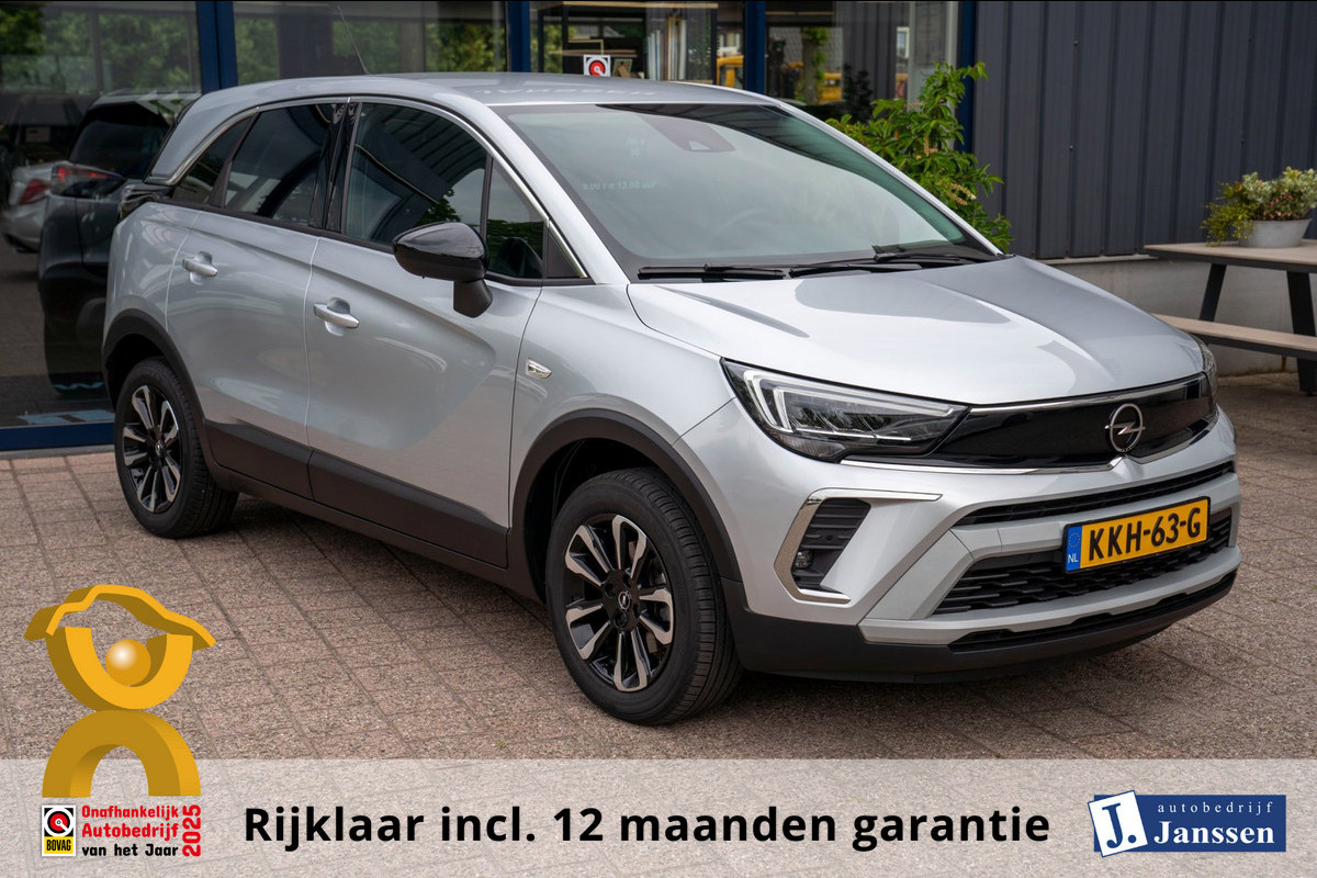 Opel Crossland 1.2 Elegance|Prijs rijklaar incl. 12 mnd garantie| Carplay Navi Camera Parkeersensoren DAB