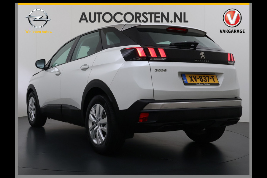 Peugeot 3008 1.2T 131PK Automaat Leder Adap.Cruise Stoelverwarming Navi Ecc Apple Carplay Android Auto Blue Executive Pdc Lmv 17" Led Isofix DAB Bluetooth Dealeronderhouden Origineel Nederlandse Auto