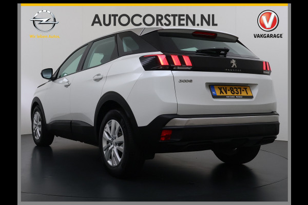 Peugeot 3008 1.2T 131PK Automaat Leder Adap.Cruise Stoelverwarming Navi Ecc Apple Carplay Android Auto Blue Executive Pdc Lmv 17" Led Isofix DAB Bluetooth Dealeronderhouden Origineel Nederlandse Auto
