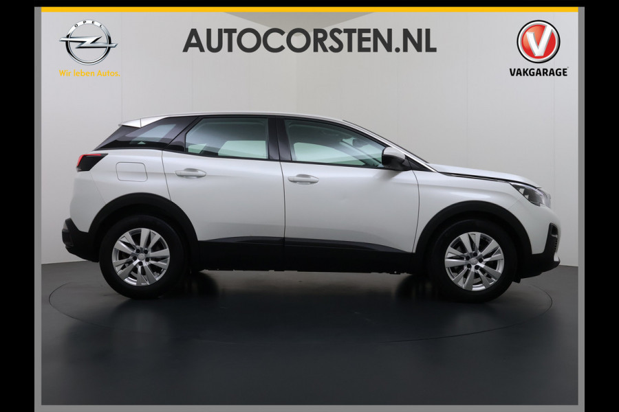 Peugeot 3008 1.2T 131PK Automaat Leder Adap.Cruise Stoelverwarming Navi Ecc Apple Carplay Android Auto Blue Executive Pdc Lmv 17" Led Isofix DAB Bluetooth Dealeronderhouden Origineel Nederlandse Auto