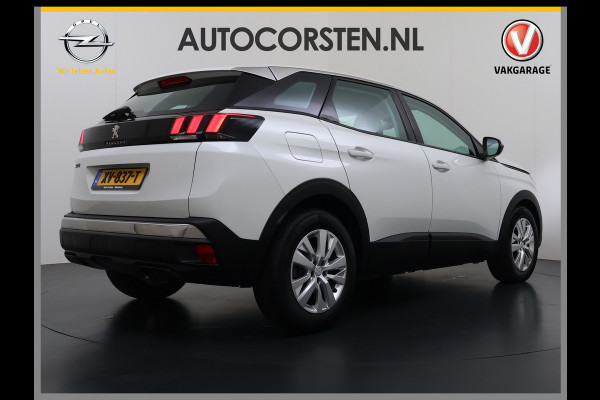 Peugeot 3008 1.2T 131PK Automaat Leder Adap.Cruise Stoelverwarming Navi Ecc Apple Carplay Android Auto Blue Executive Pdc Lmv 17" Led Isofix DAB Bluetooth Dealeronderhouden Origineel Nederlandse Auto