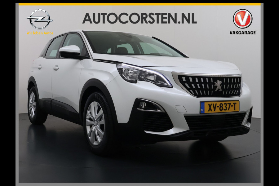 Peugeot 3008 1.2T 131PK Automaat Leder Adap.Cruise Stoelverwarming Navi Ecc Apple Carplay Android Auto Blue Executive Pdc Lmv 17" Led Isofix DAB Bluetooth Dealeronderhouden Origineel Nederlandse Auto