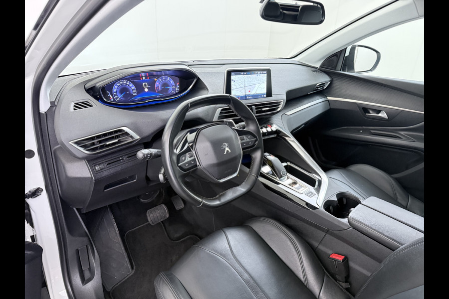 Peugeot 3008 1.2T 131PK Automaat Leder Adap.Cruise Stoelverwarming Navi Ecc Apple Carplay Android Auto Blue Executive Pdc Lmv 17" Led Isofix DAB Bluetooth Dealeronderhouden Origineel Nederlandse Auto